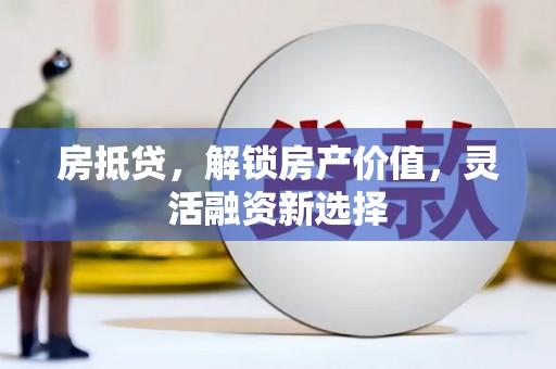 云龙房抵贷，解锁房产价值，灵活融资新选择