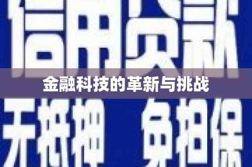 云龙金融科技的革新与挑战