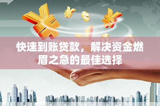 云龙快速到账贷款，解决资金燃眉之急的最佳选择