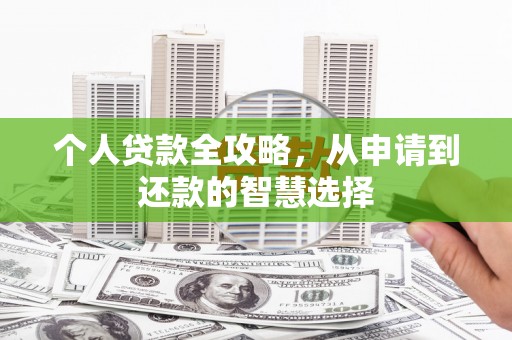 云龙个人贷款全攻略，从申请到还款的智慧选择