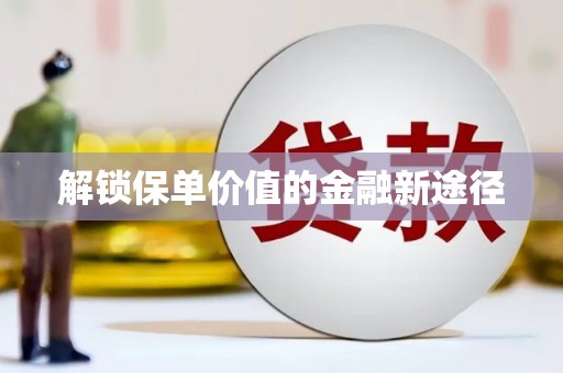 云龙解锁保单价值的金融新途径