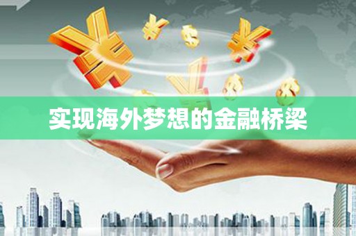 云龙实现海外梦想的金融桥梁