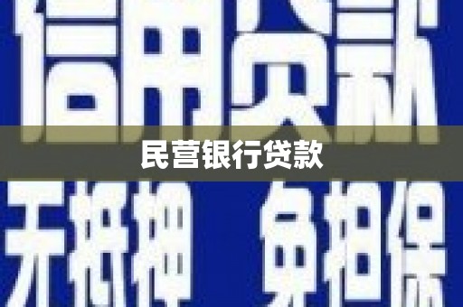 云龙民营银行贷款