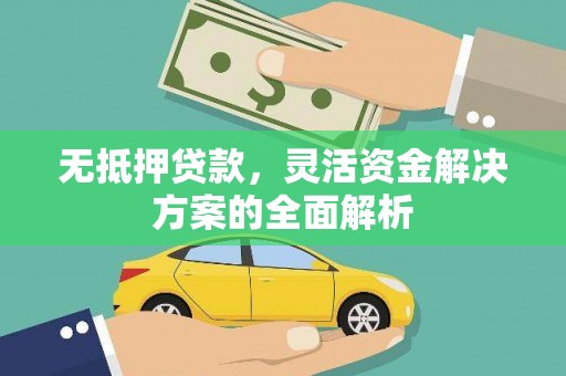 云龙无抵押贷款，灵活资金解决方案的全面解析