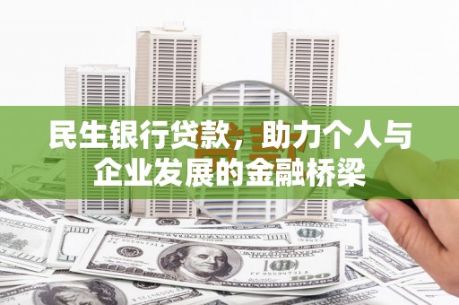 云龙民生银行贷款，助力个人与企业发展的金融桥梁