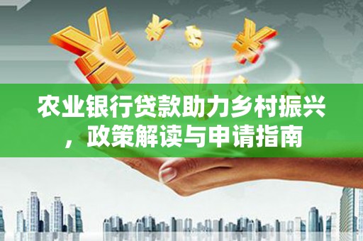 云龙农业银行贷款助力乡村振兴，政策解读与申请指南