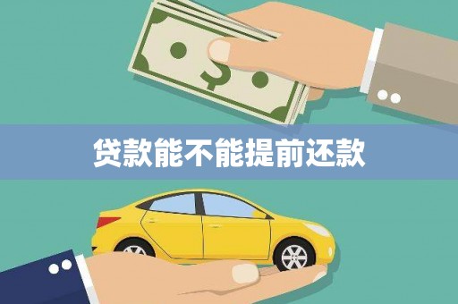 云龙贷款能不能提前还款