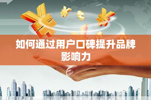云龙如何通过用户口碑提升品牌影响力
