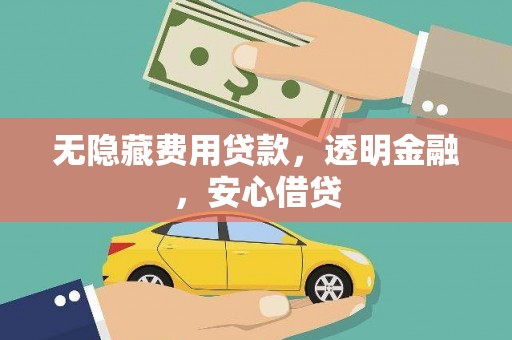 云龙无隐藏费用贷款，透明金融，安心借贷