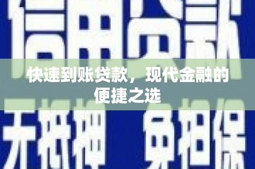 云龙快速到账贷款，现代金融的便捷之选