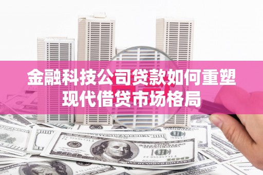 云龙金融科技公司贷款如何重塑现代借贷市场格局