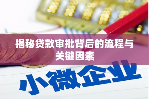 云龙揭秘贷款审批背后的流程与关键因素