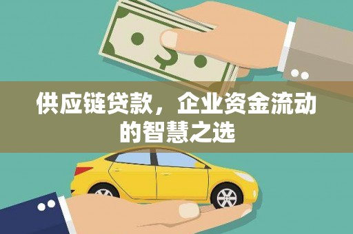 云龙供应链贷款，企业资金流动的智慧之选