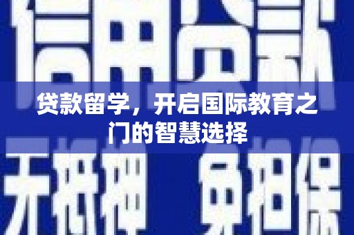 云龙贷款留学，开启国际教育之门的智慧选择