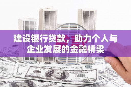 云龙建设银行贷款，助力个人与企业发展的金融桥梁