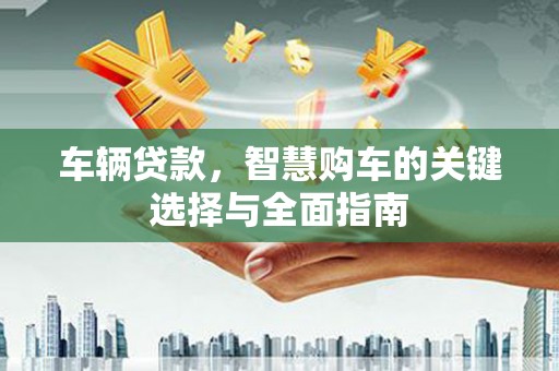 云龙车辆贷款，智慧购车的关键选择与全面指南