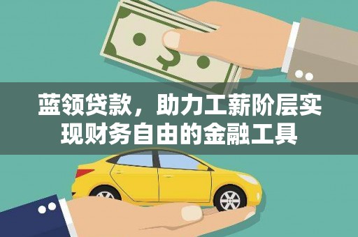 云龙蓝领贷款，助力工薪阶层实现财务自由的金融工具