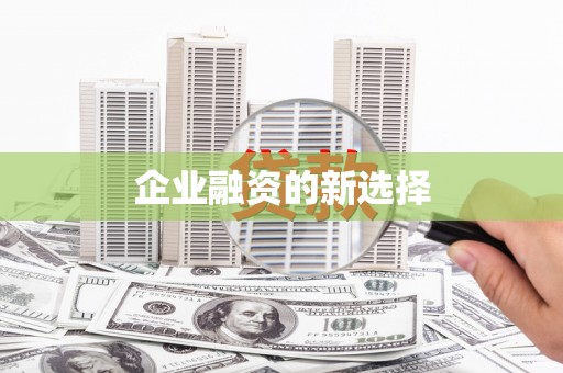 云龙企业融资的新选择