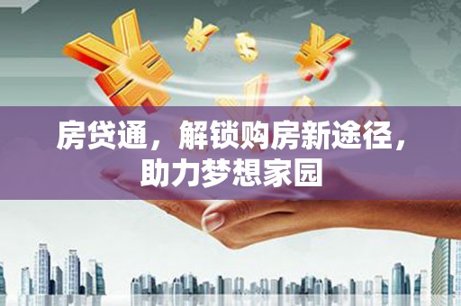 云龙房贷通，解锁购房新途径，助力梦想家园