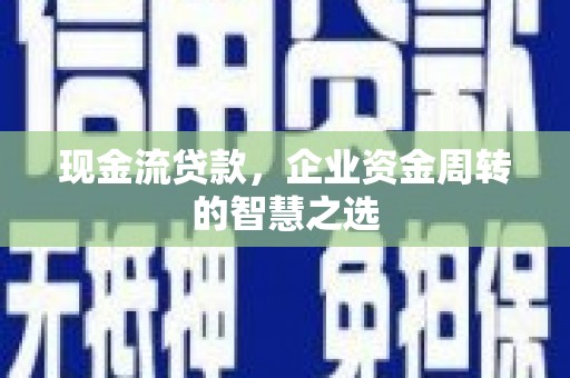 云龙现金流贷款，企业资金周转的智慧之选