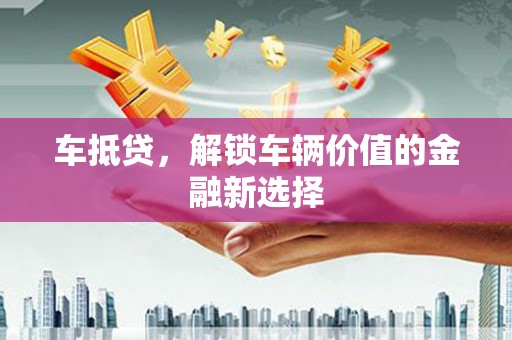 云龙车抵贷，解锁车辆价值的金融新选择