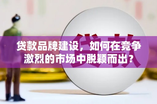 云龙贷款品牌建设，如何在竞争激烈的市场中脱颖而出？