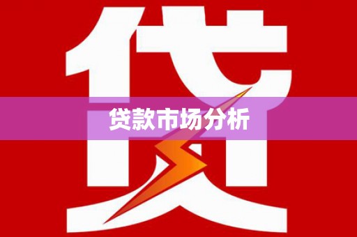 云龙贷款市场分析