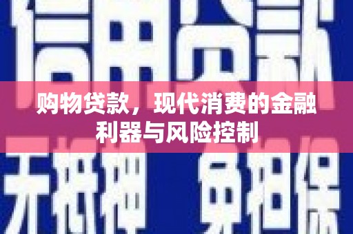 云龙购物贷款，现代消费的金融利器与风险控制
