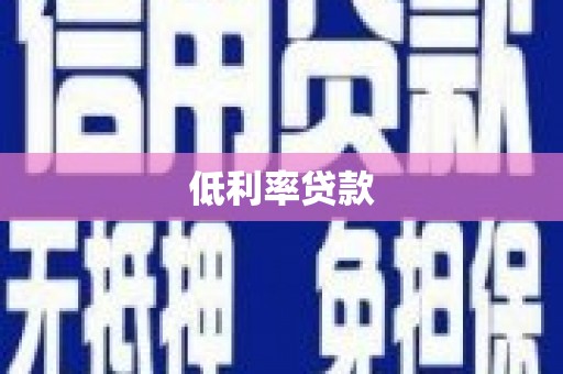 云龙低利率贷款