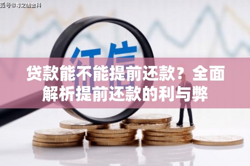 云龙贷款能不能提前还款？全面解析提前还款的利与弊