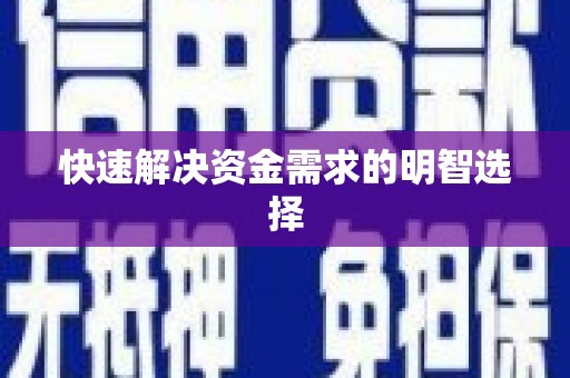 云龙快速解决资金需求的明智选择