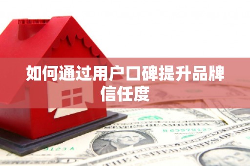 云龙如何通过用户口碑提升品牌信任度