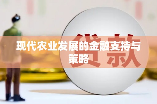 云龙现代农业发展的金融支持与策略